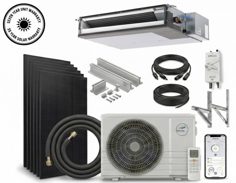 SolarPoweredAC.com - Solar-Powered AC/DC Hybrid Cooling Systems